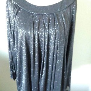 G Collection Glitter Party Blouse